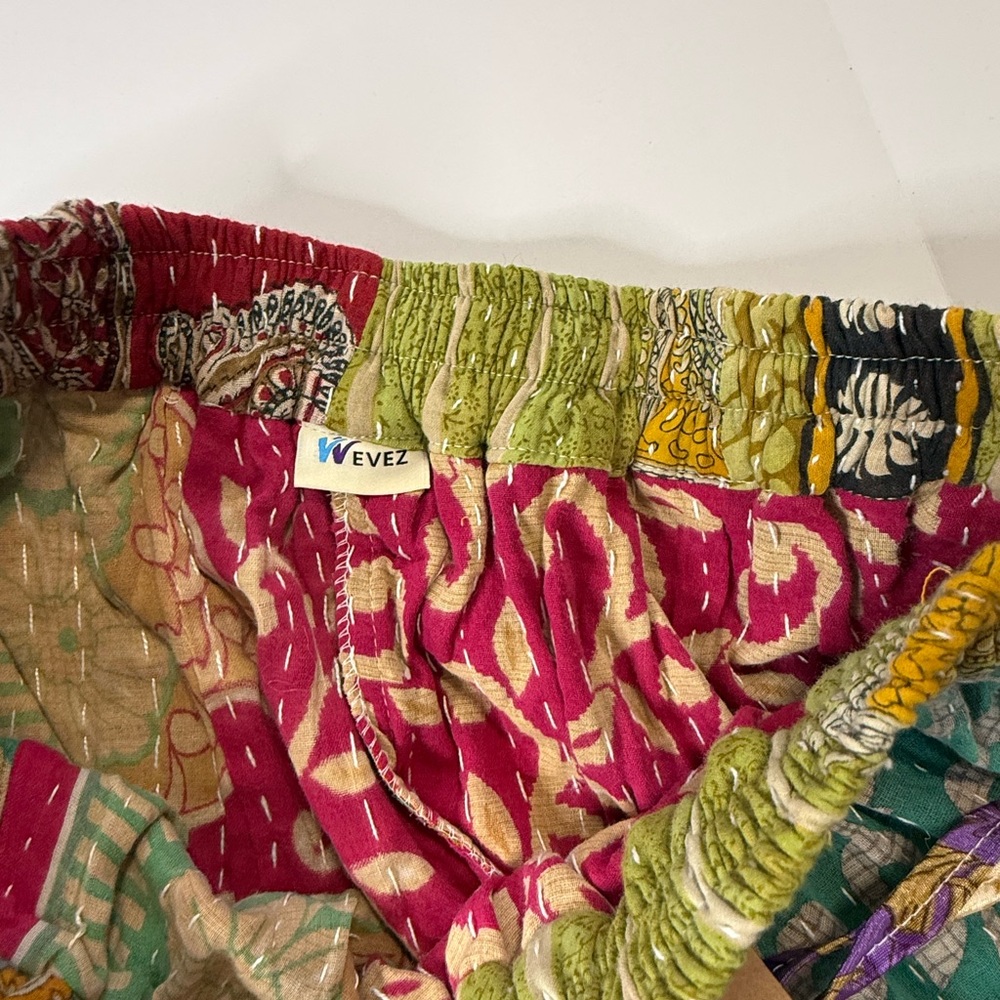 Kantha pants. Free size. NWT BOHO - Picture 10 of 11